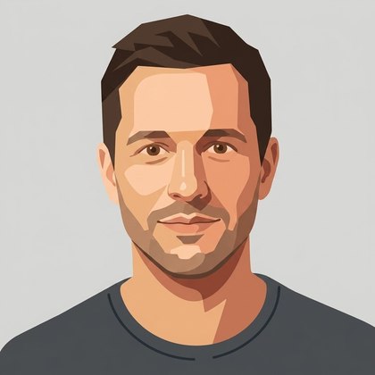 Пример: Плоская иллюстрация — Мужской образ