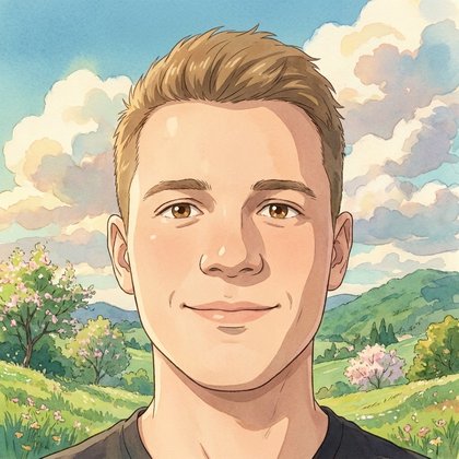 Пример: Стиль Ghibli — Мужской образ