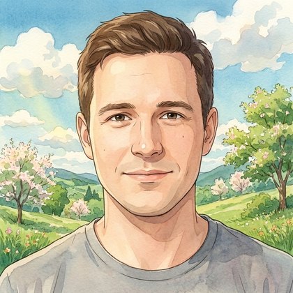 Пример: Стиль Ghibli — Мужской образ