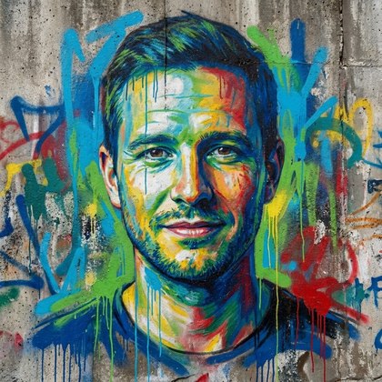 Пример: Граффити — Мужской образ
